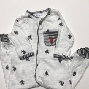 US Polo Asan Snap Button Pajamas